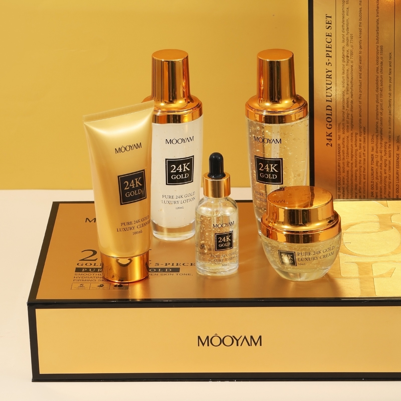 Luxury Skincare Sets - 24K 골드 럭셔리 보습 안티 링클