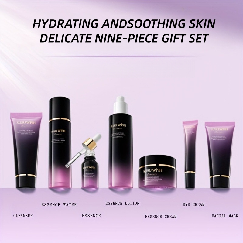 고급스럽고 우아한 9종 보습 에센스 세트, 클렌징 밀크 - Luxury Skincare Sets 리뷰 및 가격