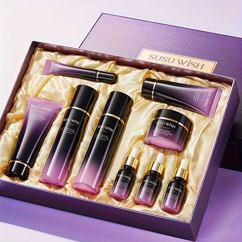 고급스럽고 우아한 9종 보습 에센스 세트, 클렌징 밀크 - Luxury Skincare Sets 리뷰 및 가격